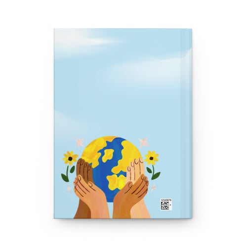 Cocoa Thoughts Hardcover Journal — Inspirational Earth & Diversity Notebook